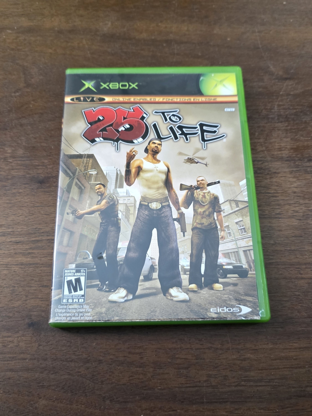 OG Xbox 25 to Life Game